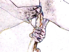 Pegging with One HUGE Dildo!