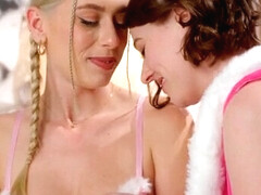 Lesbian sex at Christmas