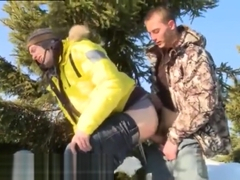 Outdoor naked boy porn and gay high school boys hand jobs in public and