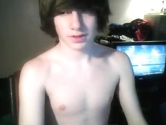 Young And All Smooth He Masturbates In His Living Room