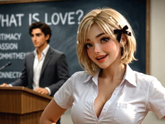 Cute 23 yo University Asian Student Seduces her Favorite Professor After Hours (AI) ASMR