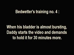 FTM Bedwetter is trained 4