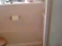 Hidden cam in a bathroom