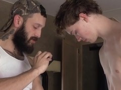 Pissed off stepdad films stepson while he rams him anal