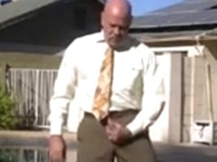 Oldman wanking