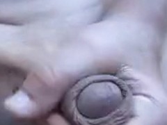 65 yrold Grandpa #11 mature penis close closeup wank uncut