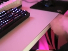 Cute Crossdresser Moans And Plays With His Big Dick