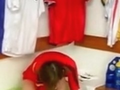 Young niunia with cum on face