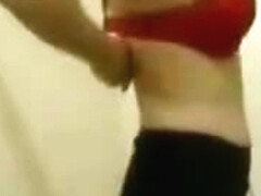 Geil in der Umkleide mit Facial