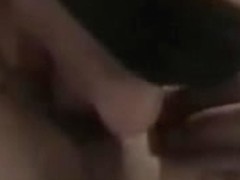 Dude uses fingers and tongue to satisfy his girfriend in this vid
