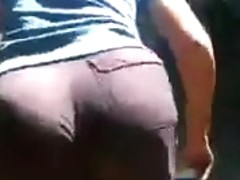 Ass Hike Candid - Submitted by Friend for Posting