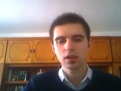 Guy Student Masturbating