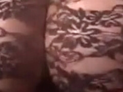 Natural saggy mega-boobs