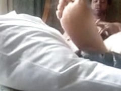 SMOKING AND FEET IN BED