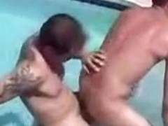 Guys fucking outside