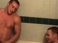 2 Str8 white Dudes ditch pussy for bi sex w-each other.