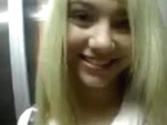 Sexy hot blond cutie drilled