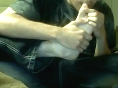 Str8 Guy Foot Tease