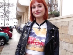 Slender Insane Redhead Teen 18+ Dolly Dyson Get Coarse Drilled At Model Job