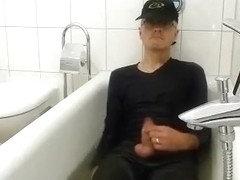 Pee and Cum in soaked leather