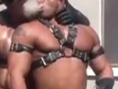 Big Roger and Peter leather