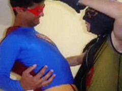 Exotic male in hottest uniform, fetish gay adult clip