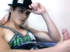 A Hung Guy Having Fun