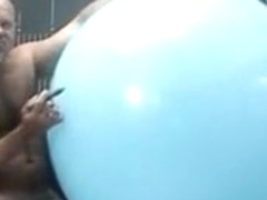 Buster: Smoking, baloons and stroking