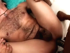 Latino penetrated by big black cock