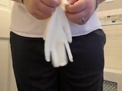 Latex Exam Gloves wanking