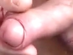 Play my cock foreskin to come