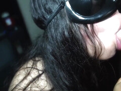 Stepdad Dont Be Shy, Ill Wear This Mask To Cheer You Up. Bitch Stepdaughter Gives Me A Blowjob. Facial
