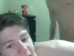 Twink Couple Bareback Blowjob Cum Shots