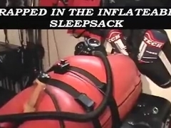 Trapped in the Inflatable Bondage Bag #1