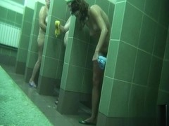 Hidden cameras in public pool showers 1051
