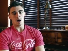 SuburbanBoys' Dylan Farrell jerks off in his first video!