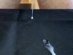 Slow Motion Cumshot From Uncut Cock