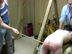 twink punished and fucked by two old men