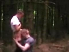 Sucking cocks in woods again