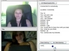 2  immature lesbian on omegle