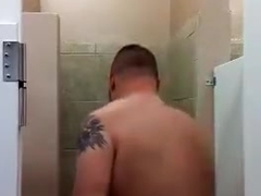 Bear in Shaving Semen shower