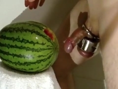 Fucking a melon