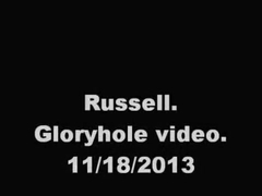 Russell. Gloryhole Movie Scene. 11/18/2013