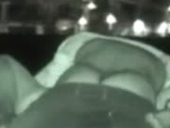 Hot couple caught on security cam sex in a public place