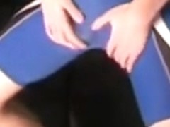 Blue Lycra Cycling and Triathlon Skinsuit