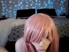 AnnieSux! pov blowjob in camspace