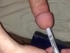 penis insertion using sharpie