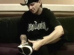 Gay doing sex toilet He begins off playing with his feet in his socks,