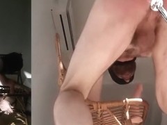 Straight guy full self punishment: fucked, ass to mouth, plug, spank, flog