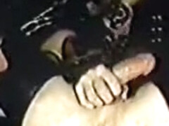 Fabulous male in crazy fetish, vintage gay porn scene